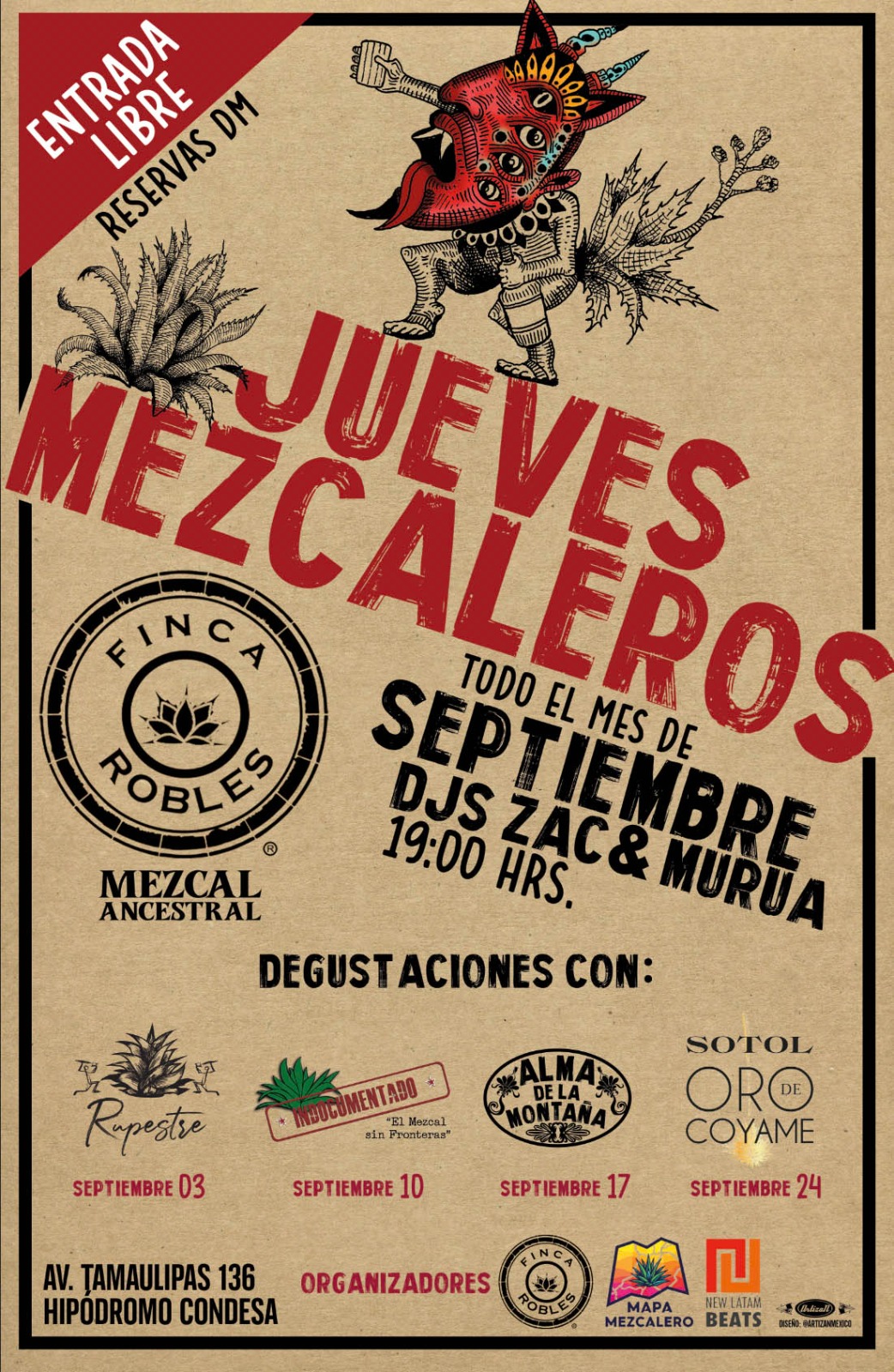 Jueves Mezcaleros | Finca Robles